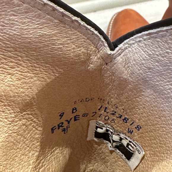 Vintage Frye cowboy boots, size 9 - Picture 7 of 8